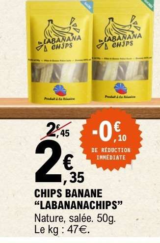 CHIPS BANANE "LABANANACHIPS"