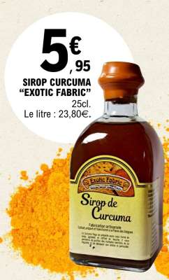 SIROP CURCUMA "EXOTIC FABRIC"
