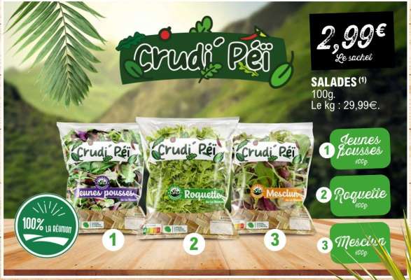 Crudi Péi Salades