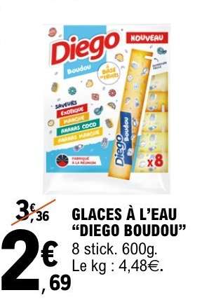 GLACES À L’EAU “DIEGO BOUDOU”