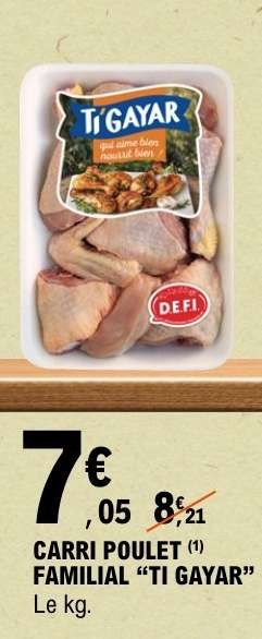 CARRI POULET FAMILIAL "TI GAYAR"