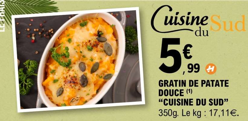 Gratin de Patate Douce "Cuisine du Sud"