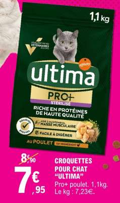 CROQUETTES POUR CHAT 'ULTIMA'
