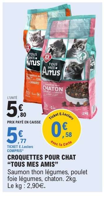 CROQUETTES POUR CHAT “TOUS MES AMIS”