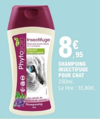 Shampooing Insectifuge pour Chat