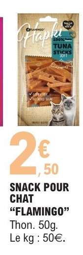 SNACK POUR CHAT "FLAMINGO"