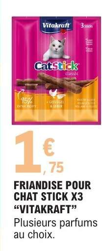 FRIANDISE POUR CHAT STICK X3 “VITAKRAFT”