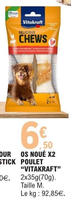 OS NOUÉ X2 POULET "VITAKRAFT"