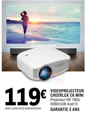 VIDEOPROJECTEUR CHEERLUX C6 MINI