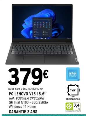 PC LENOVO V15 15.6’’