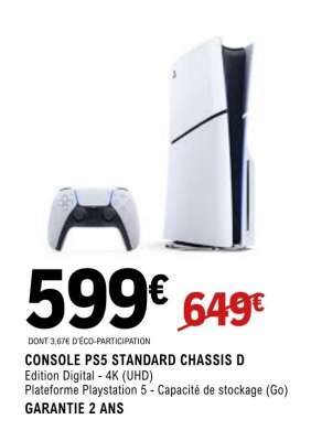 CONSOLE PS5 STANDARD CHASSIS D