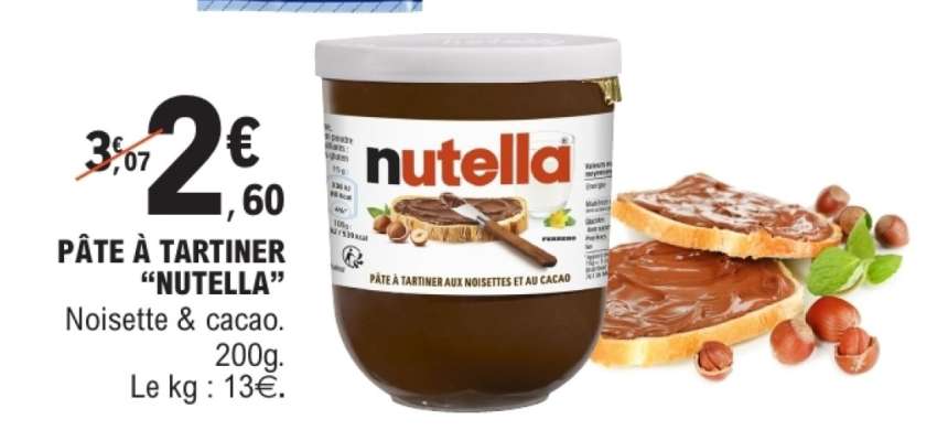 Pâte À Tartiner Nutella
