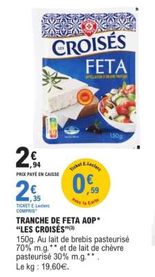 TRANCHE DE FETA AOP "LES CROISÉS"