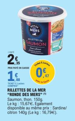 RILLETTES DE LA MER “RONDE DES MERS”