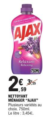 NETTOYANT MENAGER AJAX