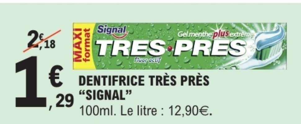 DENTIFRICE TRES PRES “SIGNAL”