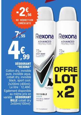DEODORANT REXONA