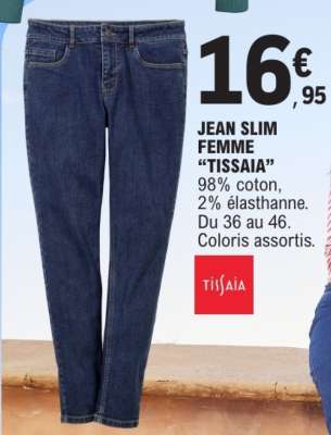 JEAN SLIM FEMME "TISSAIA"
