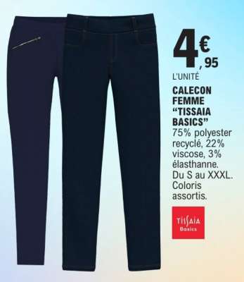 CALEÇON FEMME "TISSAIA BASICS"