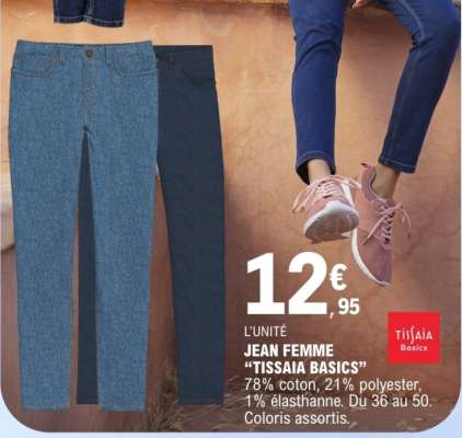 JEAN FEMME “TISSAIA BASICS”