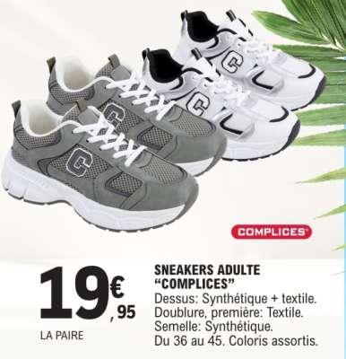 SNEAKERS ADULTE “COMPLICES”