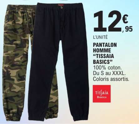 PANTALON HOMME "TISSAIA BASICS"