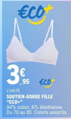 SOUTIEN-GORGE FILLE "ECO+"