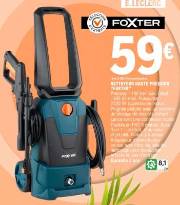 NETTOYEUR HAUTE PRESSION "FOXTER"
