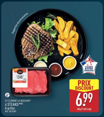 ST-CLÉMENT LE BOUCHER 4 STEAKS**