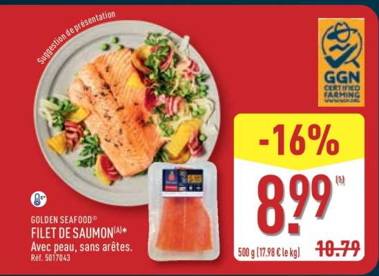 GOLDEN SEAFOOD® FILET DE SAUMON