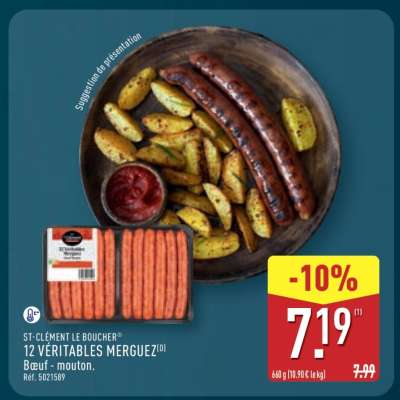 12 VÉRITABLES MERGUEZ