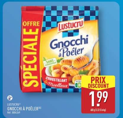 LUSTUCRU Gnocchi à poêler