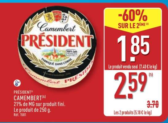 PRÉSIDENT CAMEMBERT