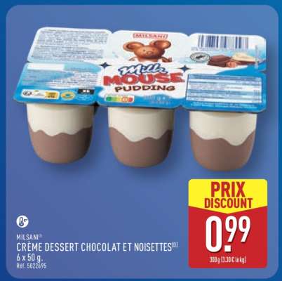 MILSANI® CRÈME DESSERT CHOCOLAT ET NOISETTES