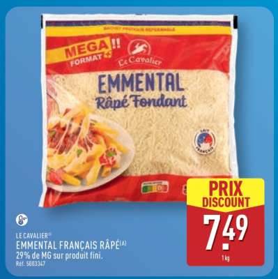 EMMENTAL FRANÇAIS RÂPÉ