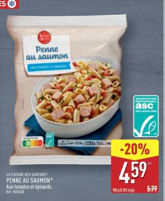 Penne au Saumon