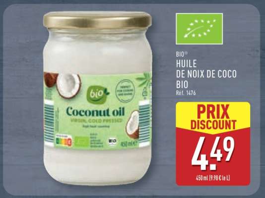 Huile de noix de coco bio