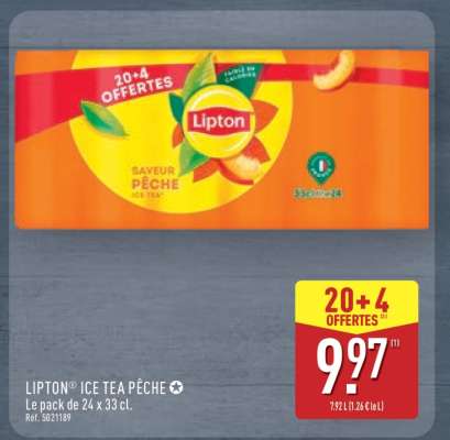LIPTON® ICE TEA PÊCHE