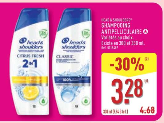 HEAD & SHOULDERS Shampooing antipelliculaire