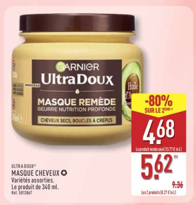 ULTRA DOUX Masque cheveux