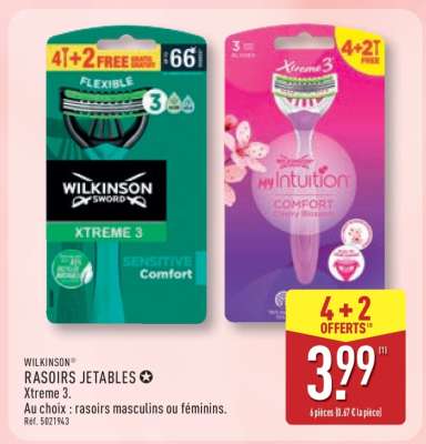 WILKINSON Rasoirs jetables XTREME 3