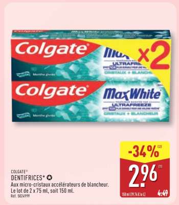 COLGATE Dentifrices