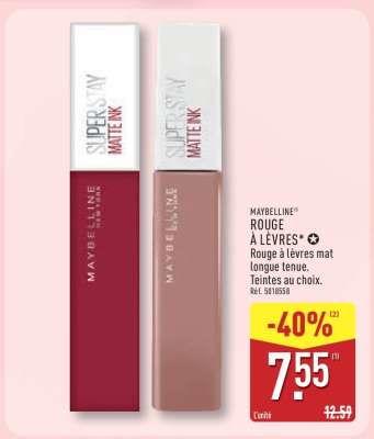 MAYBELLINE ROUGE À LÈVRES