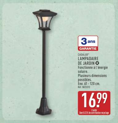 CASALUX Lampadaire de jardin