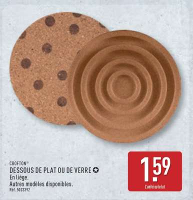 CROFTON® DESSOUS DE PLAT OU DE VERRE