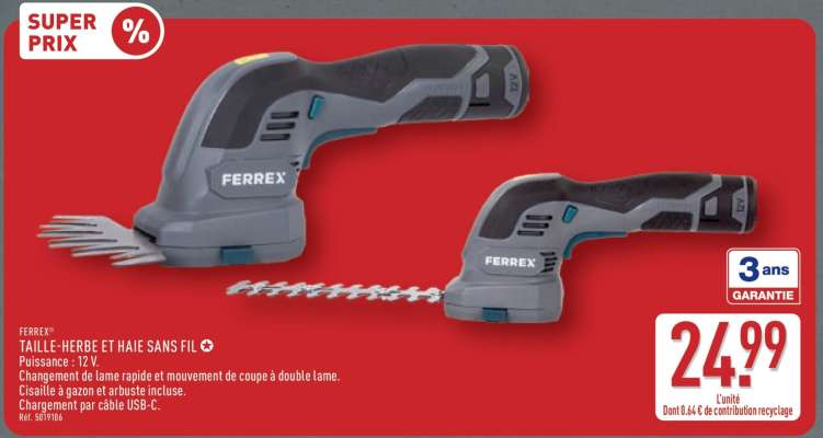 TAILLE-HERBE ET HAIE SANS FIL