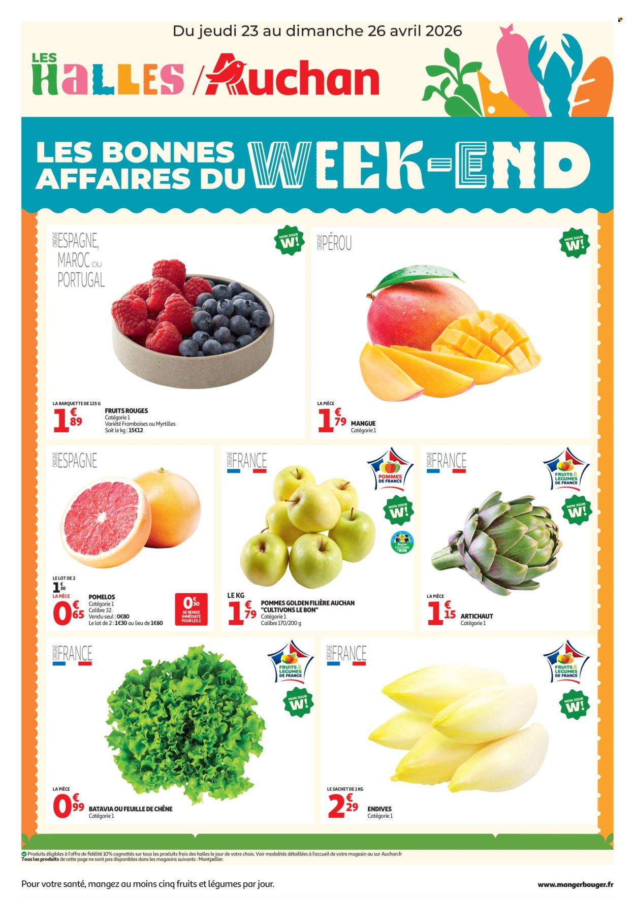 Catalogue Auchan - 23/04/2026 - 26/04/2026. Page 1
