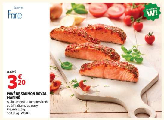 PAVÉ DE SAUMON ROYAL MARINÉ