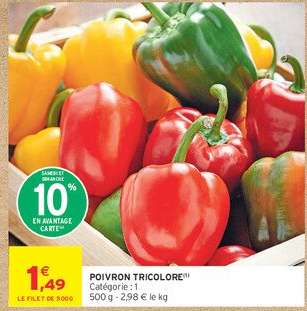 POIVRON TRICOLORE