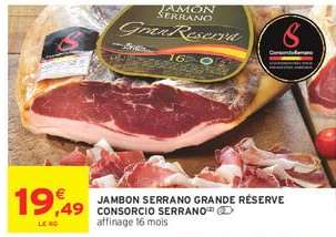 JAMBON SERRANO GRANDE RÉSERVE CONSORCIO SERRANO